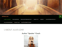 Tablet Screenshot of julieloar.com